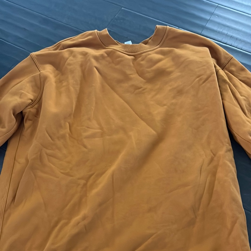 burnt orange size xs crew neck